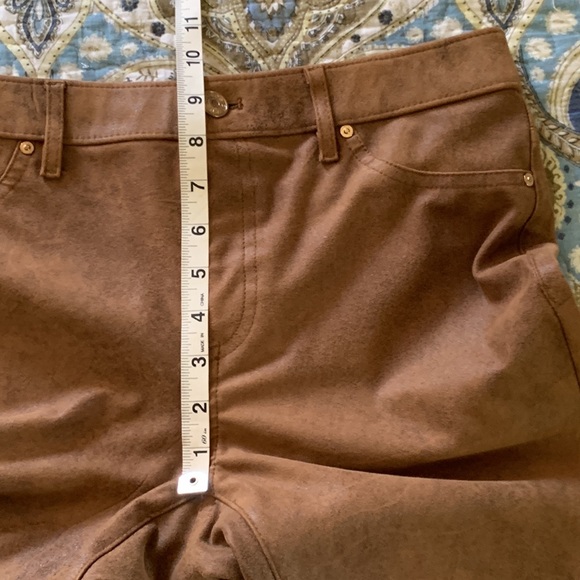 Chico’s faux suede look skinny pull-up stretchy pants XS - Picture 11 of 13